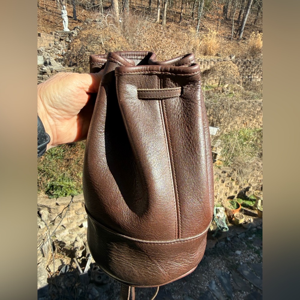 Coach Vintage 1995 Bixby Sling Bag Brown Made in USA‎ Rare